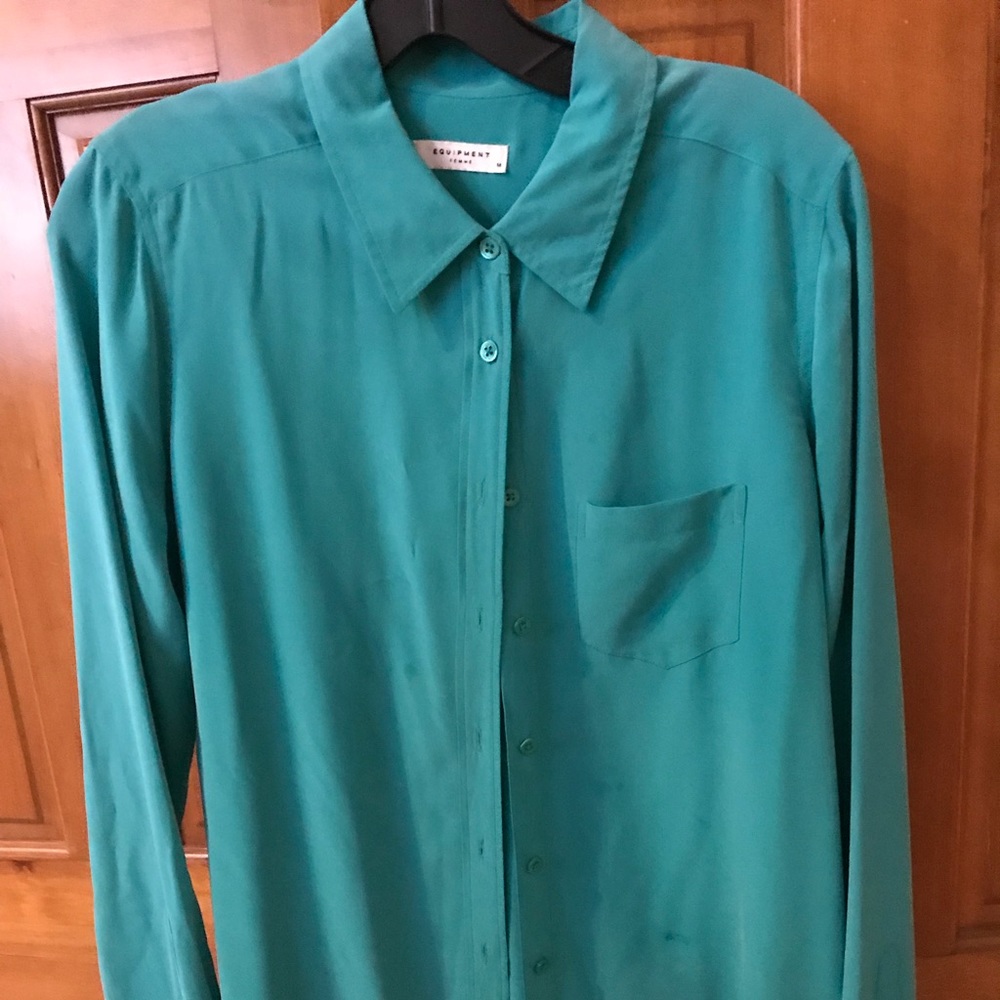 Equipment Silk Button down blouse